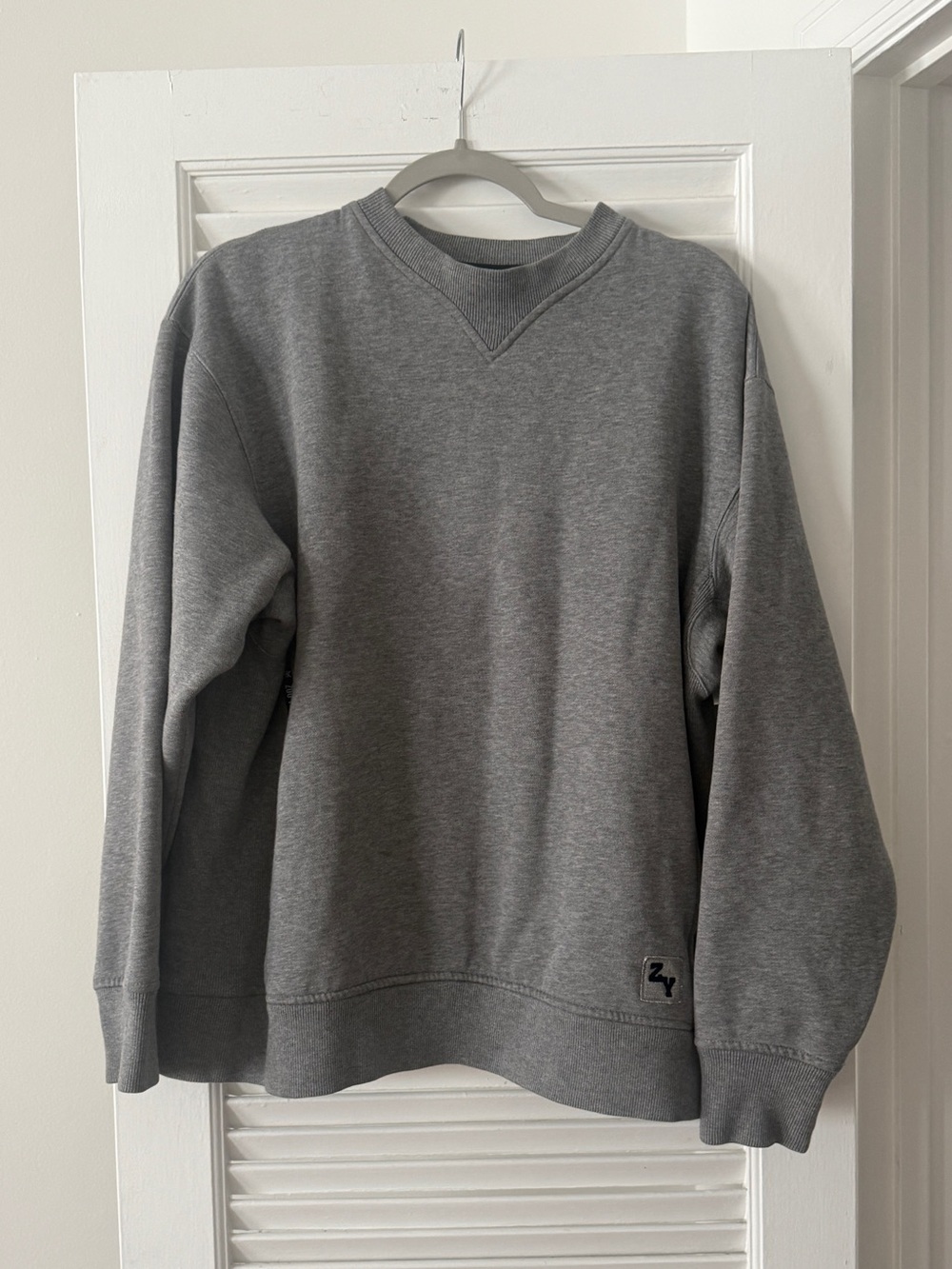 Zoo York Grey V-Neck Crewneck Sweatshirt